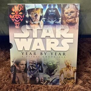 Star Wars Year by Year A Visual Chronicle Hardcover 2 Collectible Prints and Box